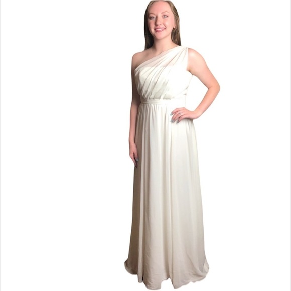 Alfred Angelo, toga style chiffon dress - Picture 1 of 8